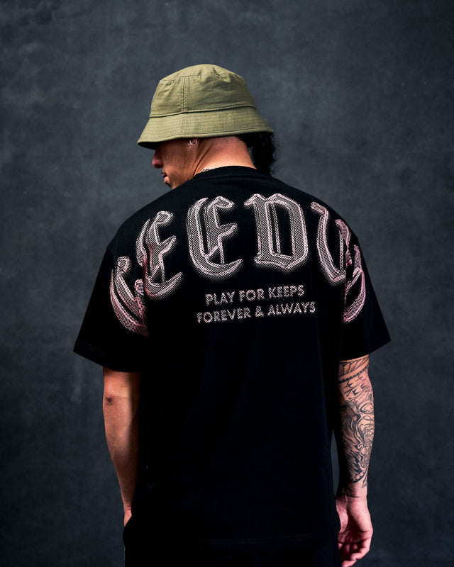 Chrome T-Shirt Black/Rose