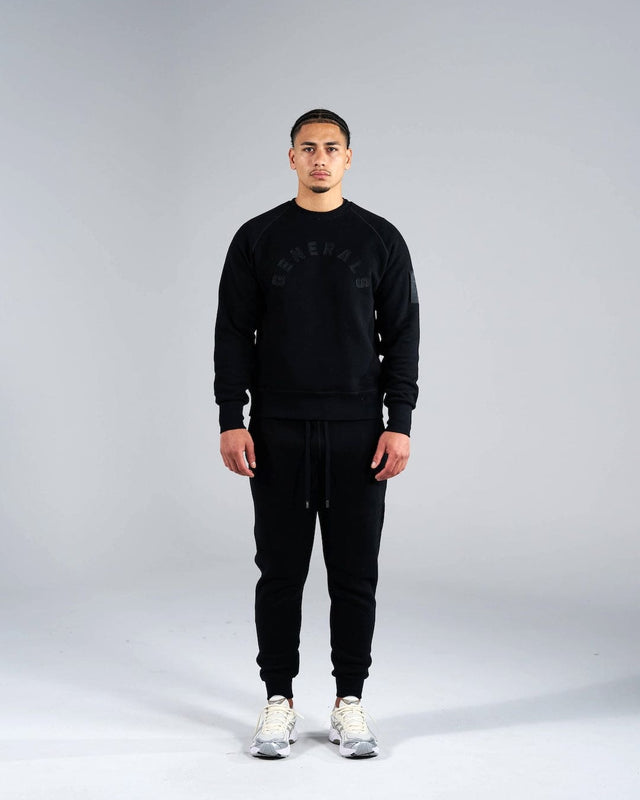 Generals Slim Fit Crewneck Jet Black