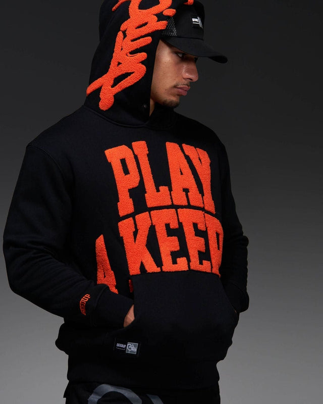 Play4Keeps Handstyle Hoodie Black/Orange