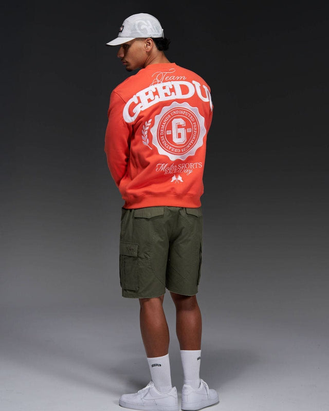 Team Geedup Crewneck Orange/White