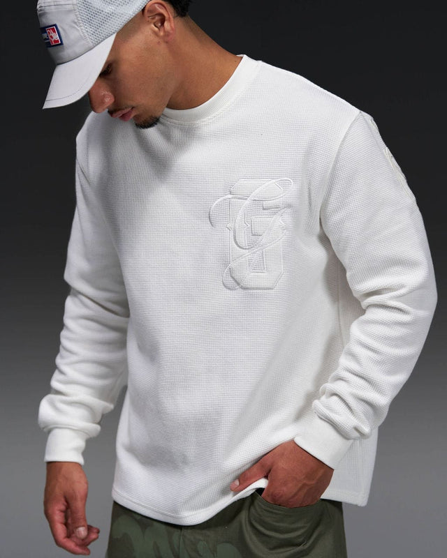 PFK Waffle Longsleeve T-Shirt White