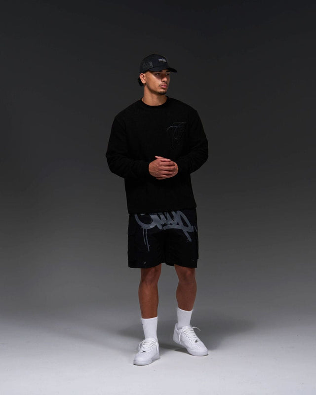 Handstyle Cargo Short Black/Grey
