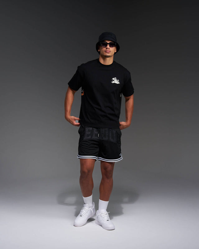 Team Logo B-Ball Short Black