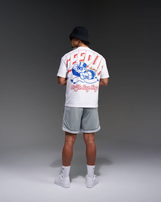 Duffle Bag Boys T-Shirt White/Red/Blue