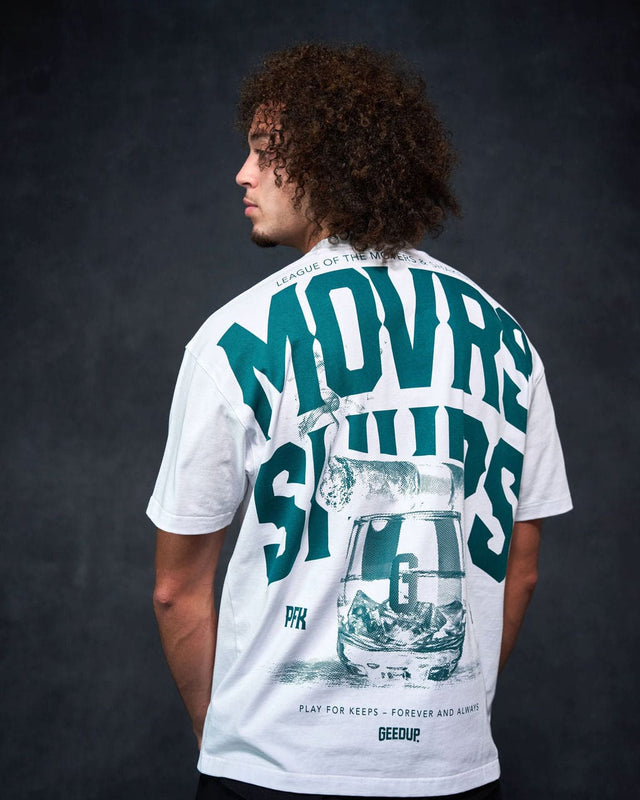 MVRS & SHKRS Cigar T-Shirt Off White/Green