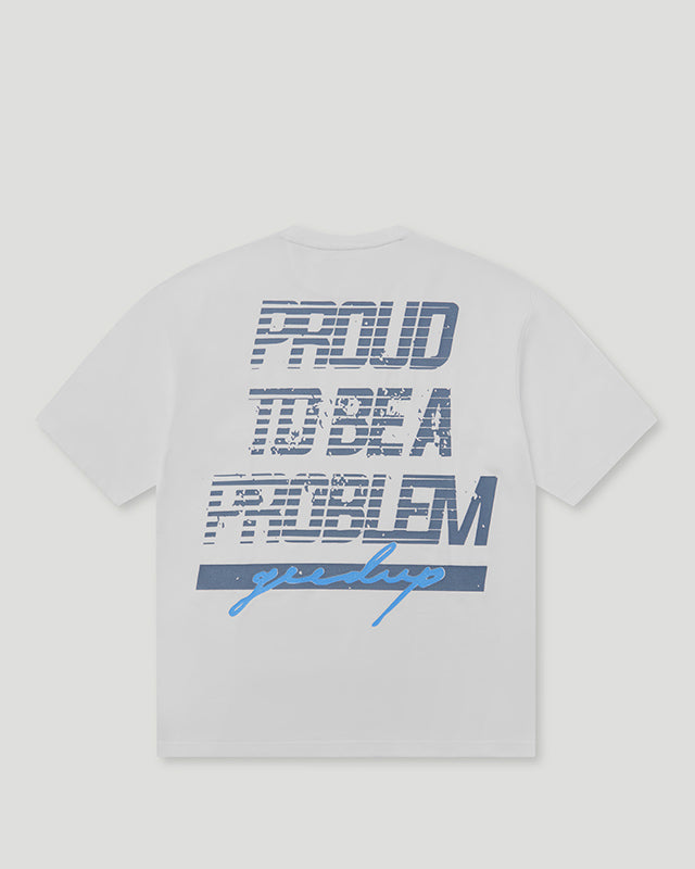 PTBAP Nascar T-Shirt White/Blue