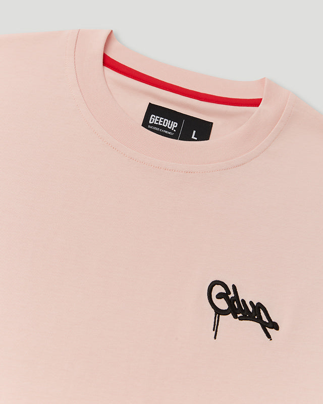 Handstyle EMB T-Shirt Pale Pink