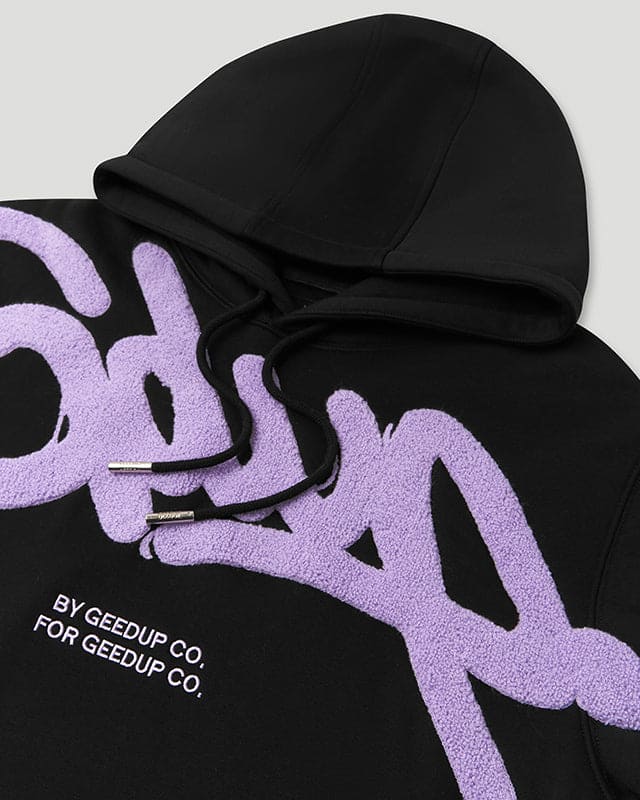 Handstyle Hoodie Black/Lavender