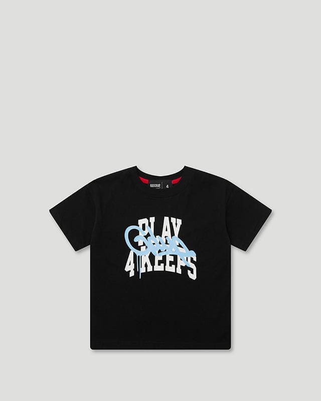 Play For Keeps Kids T-Shirt Black/Blue