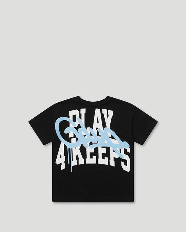 Play For Keeps Kids T-Shirt Black/Blue