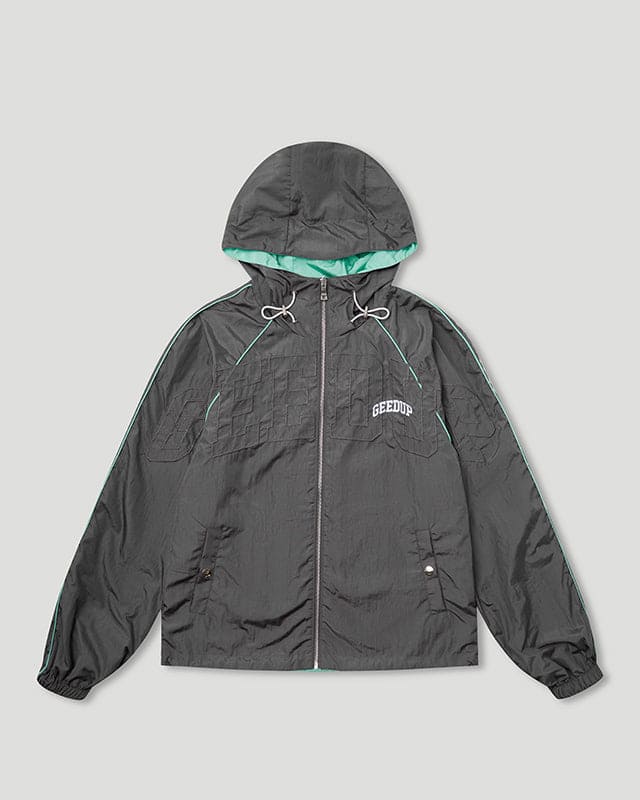 Team Logo/PFK Reversible Jacket Chracoal/Teal