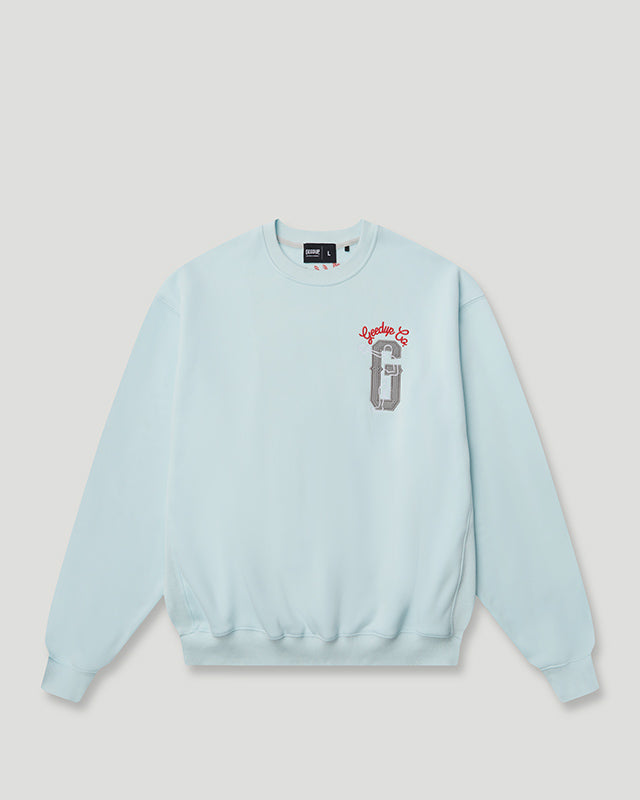 PFK Boxer Crewneck Cool Blue/Red