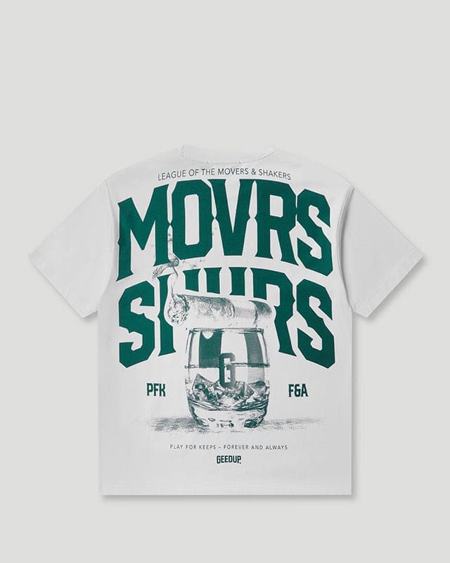 MVRS & SHKRS Cigar T-Shirt Off White/Green