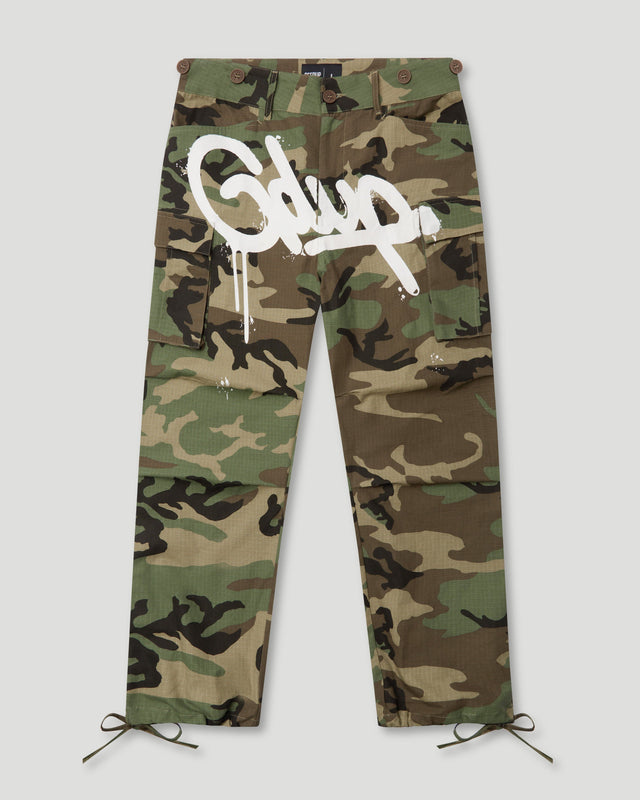 Handstyle R/S Cargo Pants Camo Green