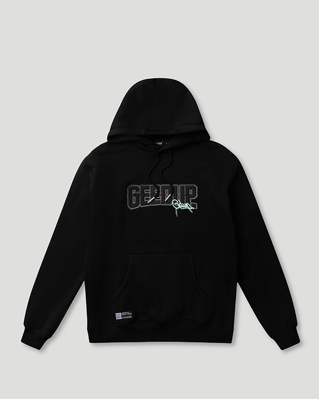 PFK/Handstyle Hoodie Black/Pastel Mint