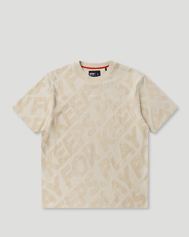 PFK Jacquard T-Shirt Beige
