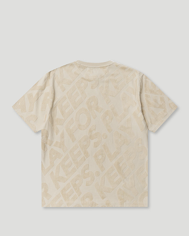 PFK Jacquard T-Shirt Beige