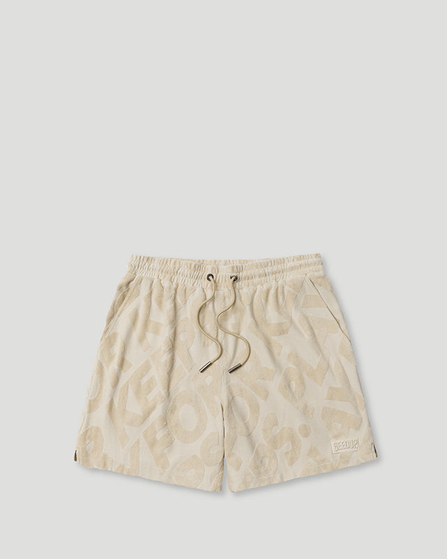 PFK Jacquard Short Beige