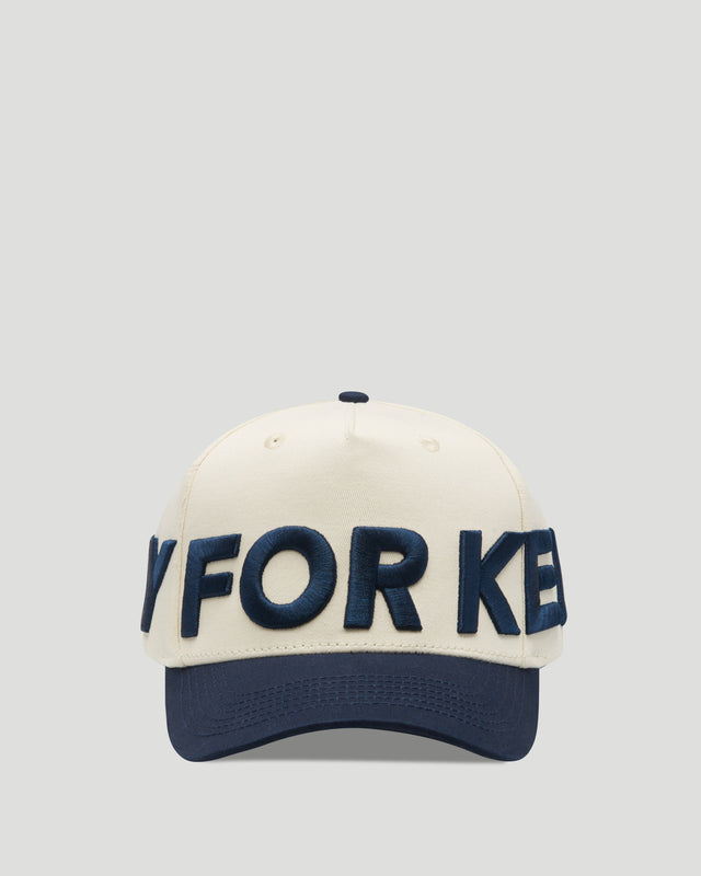 PFK EMB Hat Cream/Navy