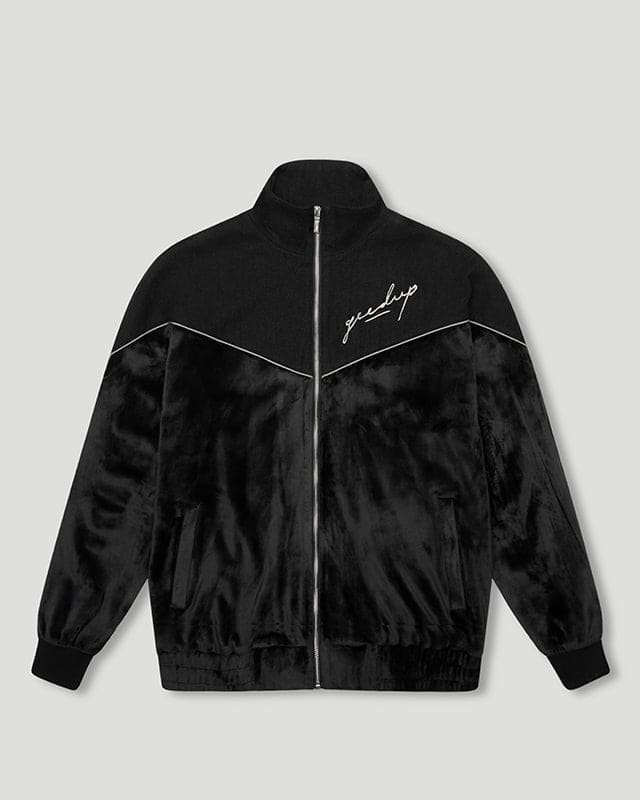 Signature Velour Jacket Black