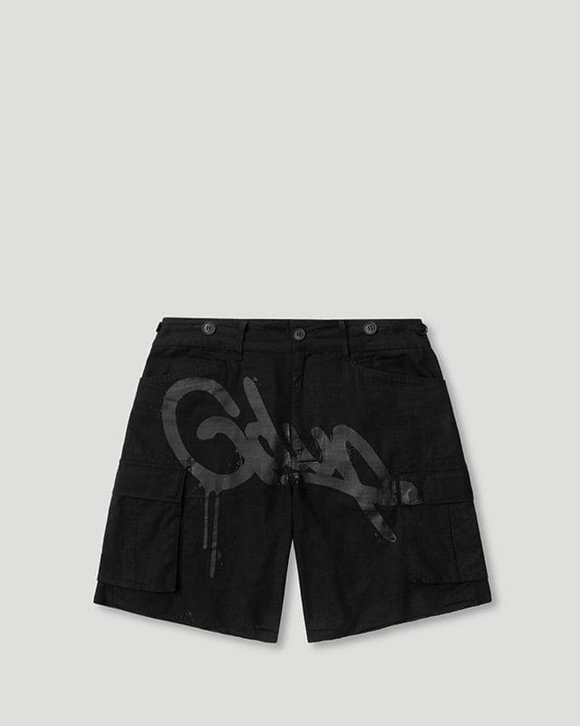 Handstyle Cargo Short Black