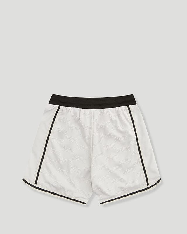 Emboss Mesh Shorts Stone Grey