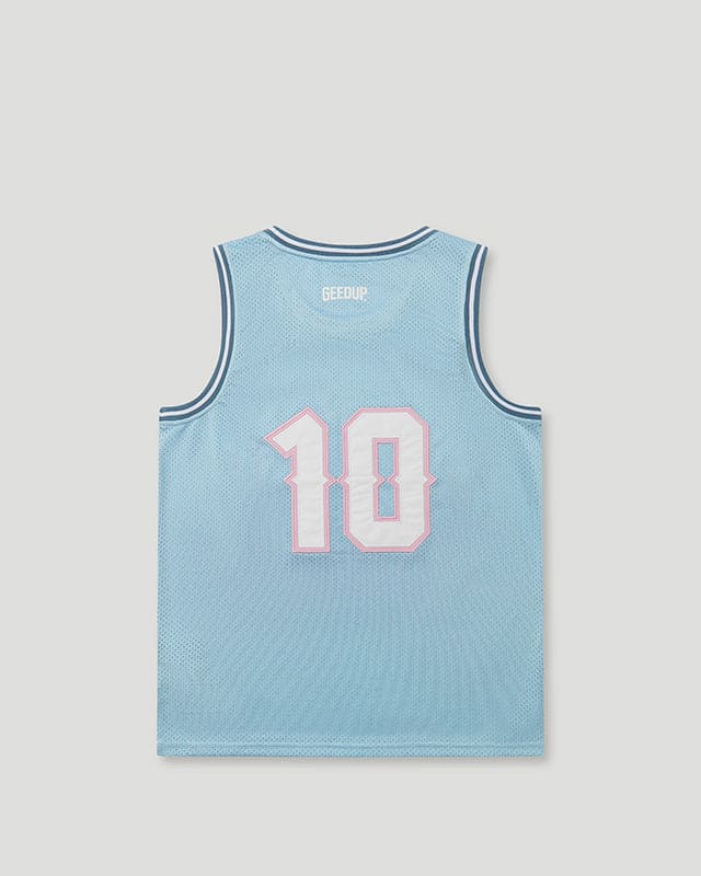 Team Logo Basketball Jersey Blue/Pink/White