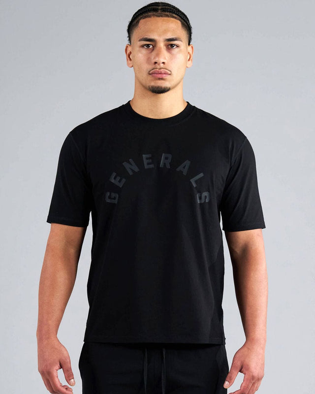 Generals Slim Fit T-Shirt Jet Black