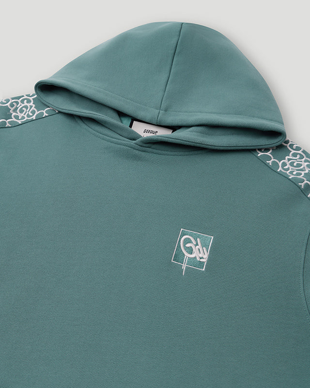 Mono Logo Tape Hoodie Matcha