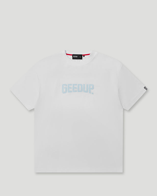 Always Neighbourhood Tee - White/Baby Blue