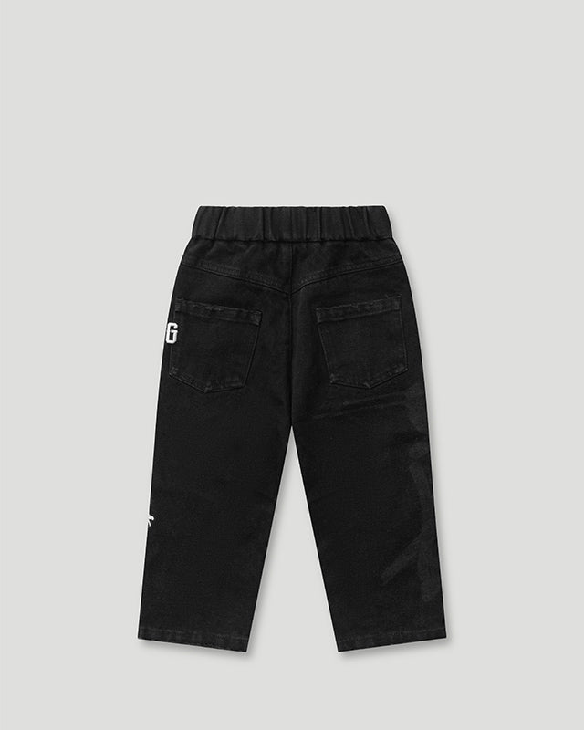 Lil Don's Distressed Denim Black